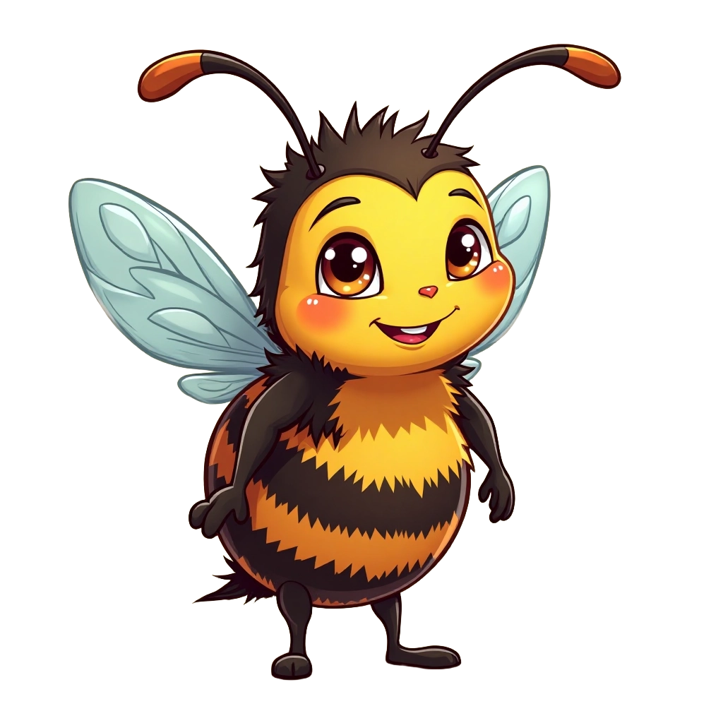 Cute Bee Character